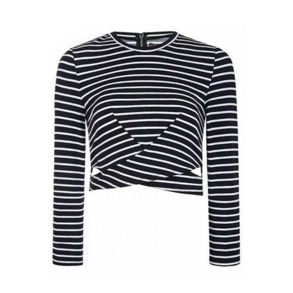 Eliacher Full Sleeve Cut-Out Back Zipper Crop Top - Picture 5 of 8